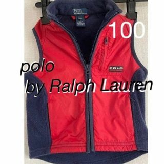 ポロラルフローレン(POLO RALPH LAUREN)の値下げ ポロ ラルフローレン ベスト レッド ネイビー 100 アウター(ジャケット/上着)