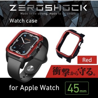 エレコム(ELECOM)のエレコム Apple Watch 45mm ZEROSHOCK バンパー(その他)