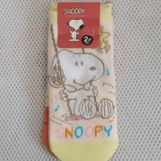 スヌーピー(SNOOPY)のスヌーピーのびのびソックス 2P【20~24㎝】(その他)