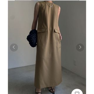 アメリヴィンテージ(Ameri VINTAGE)のI LINE CLASSIC DRESS(ロングワンピース/マキシワンピース)