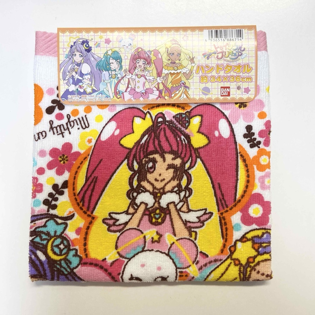 BANDAI(バンダイ)の新品　トゥインクルプリキュア 　ハンドタオル　送料込 エンタメ/ホビーのアニメグッズ(タオル)の商品写真