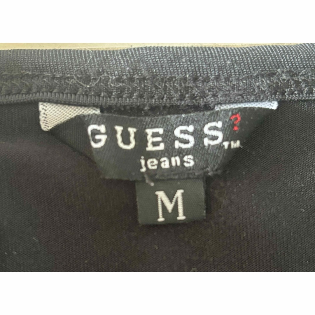 GUESS(ゲス)のGUESS　jeans Mサイズ　ロングTシャツ　メイドインUSA 　ゲス レディースのトップス(Tシャツ(長袖/七分))の商品写真