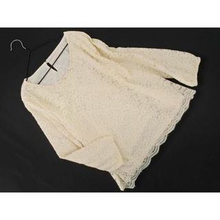 any SiS エニィスィス 総レース カットソー size2/アイボリー ■◇ レディース