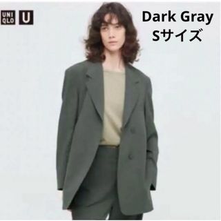 ユニクロ(UNIQLO)のユニクロU テーラードジャケット、パンツ　セットアップ　S(テーラードジャケット)