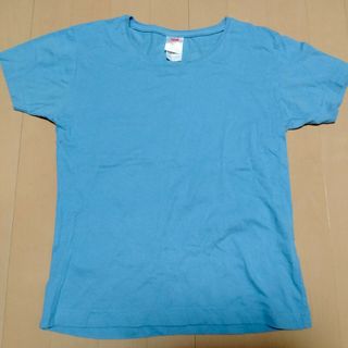 Hanes - レディース　 Tシャツ　水色　Hanes　ヘインズ　 半袖