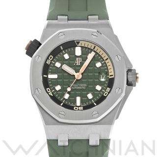 オーデマピゲ(AUDEMARS PIGUET)の中古 オーデマ ピゲ AUDEMARS PIGUET 15720ST.OO.A052CA.01 カーキグリーン メンズ 腕時計(腕時計(アナログ))