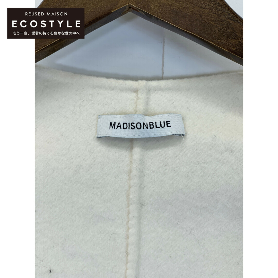 MADISONBLUE(マディソンブルー)のマディソンブルー MB214-2004 アイボリー RV BOTTLE NECK DROP CT BEAVER XS レディースのジャケット/アウター(その他)の商品写真
