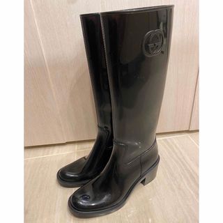 【GUCCI】レインブーツ　37 