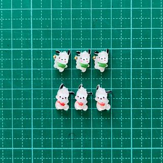 ポチャッコ 6Pセット ネイルパーツ ハンドメイド(デコパーツ)