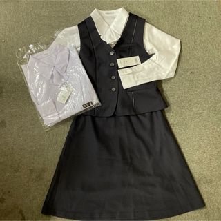 SELERY - 新品　事務服4点　ベスト9号　スカート11号　長袖ブラウス2枚9号　オフィス制服