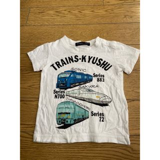 電車　Tシャツ　90cm(Tシャツ/カットソー)