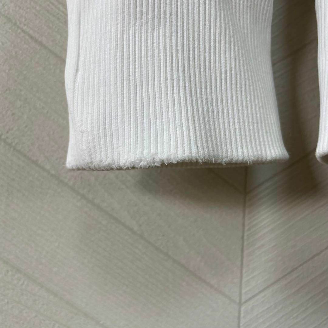 DIESEL(ディーゼル)のDIESEL ディーゼル スウェット トレーナー 刺繍ロゴ 白 メンズ 春秋冬 メンズのトップス(スウェット)の商品写真
