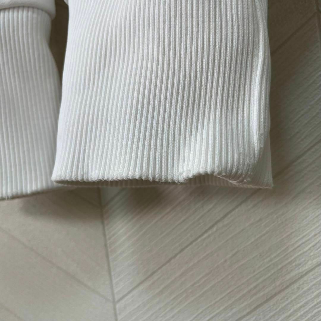 DIESEL(ディーゼル)のDIESEL ディーゼル スウェット トレーナー 刺繍ロゴ 白 メンズ 春秋冬 メンズのトップス(スウェット)の商品写真