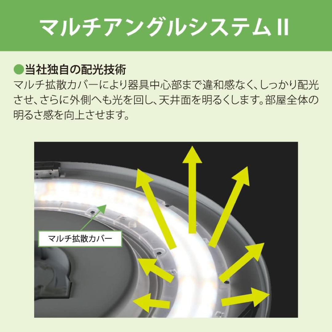 NEC(エヌイーシー)の【新品】NEC シーリングライト HLDZE 1462 調光機能　〜14畳 インテリア/住まい/日用品のライト/照明/LED(天井照明)の商品写真