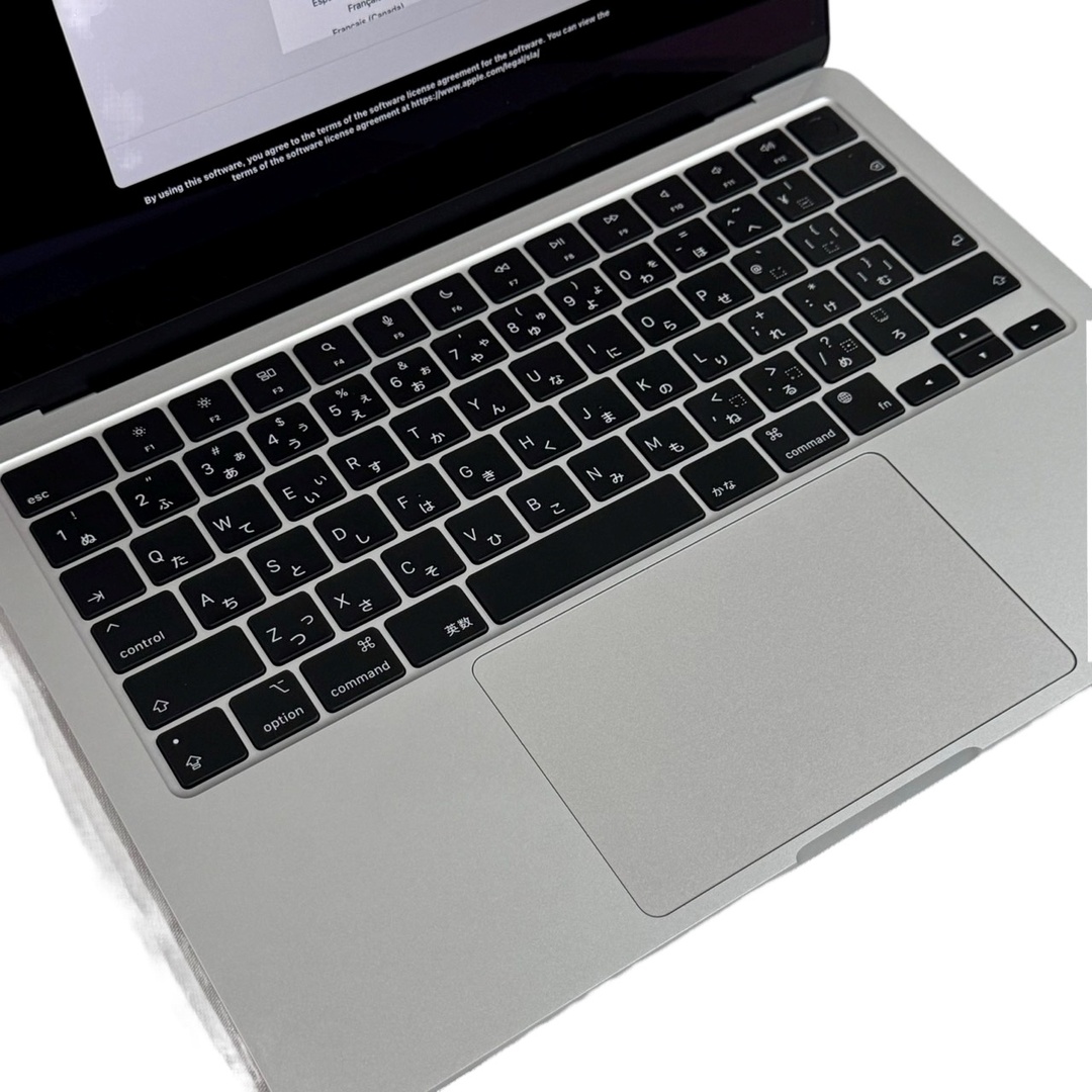 Mac (Apple)(マック)のMacBook Air Liquid Retinaディスプレイ 13.6 MLXY3J/A 最大容量100% M2チップ/8GB/SSD256GB 充放電回数12回 【美品】 12404K181 スマホ/家電/カメラのPC/タブレット(ノートPC)の商品写真