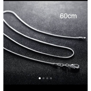 《新品》値下げ❗️海外 スネークチェーン　60cm ネックレス(ネックレス)
