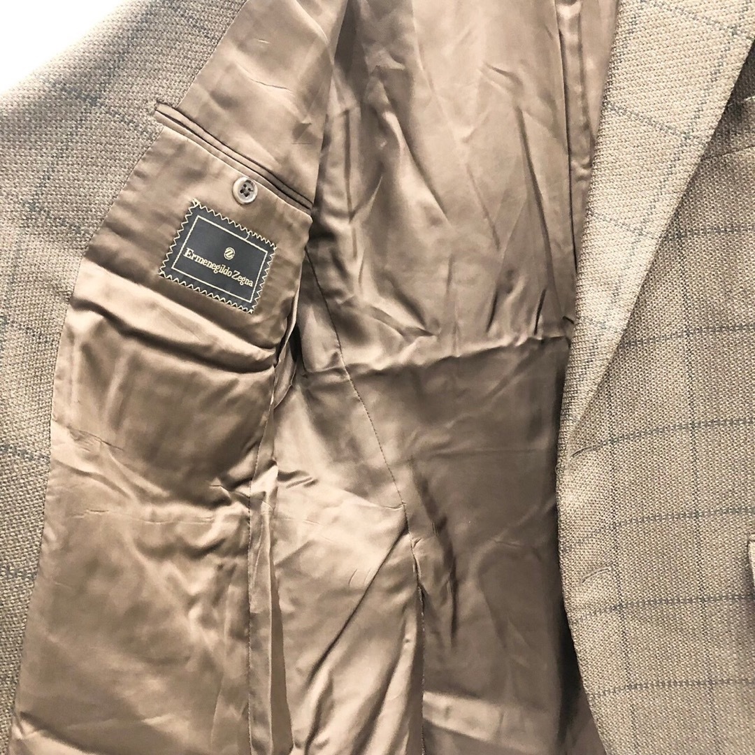 Ermenegildo Zegna(エルメネジルドゼニア)の美品 Ermenegildo Zegna ゼニア ジャケット メンズ Lサイズ メンズのジャケット/アウター(テーラードジャケット)の商品写真