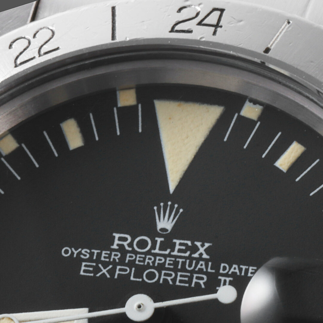 ROLEX(ロレックス)のロレックス エクスプローラーII 1655 ブラック 63番 メンズ アンティーク 腕時計 メンズの時計(腕時計(アナログ))の商品写真