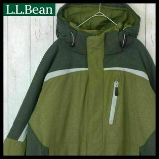 L.L.Bean - 【希少カラー】00s エルエルビーン ナイロンジャケット 中綿 刺繡ロゴ L