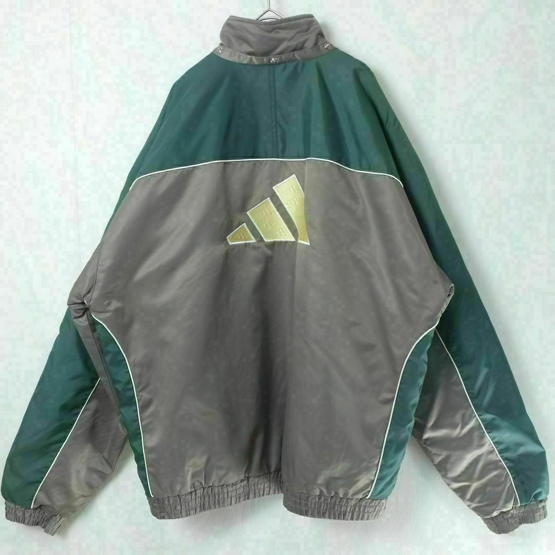 adidas(アディダス)の【希少】アディダス ブルゾン ウィンドブレーカー 刺繍ロゴ 90s L 入手困難 メンズのジャケット/アウター(ブルゾン)の商品写真