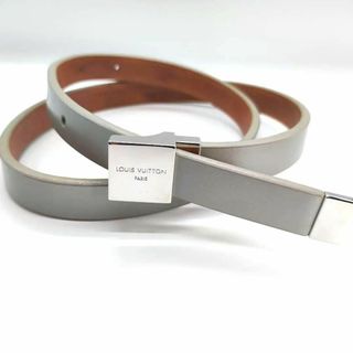 ルイヴィトン(LOUIS VUITTON)の【LOUISVUITTON】サンチュール　ベルト　サイズ65cm±5　細身　女性(ベルト)