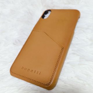 ブガッティ(ブガッティ)の❤️【bugatti】iPhone XS Maxケース 本革 ブガッティブラウン(iPhoneケース)