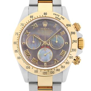 ロレックス(ROLEX)のロレックス デイトナ　 116523NR ブラックシェル ローマ P番 メンズ 中古 腕時計(腕時計(アナログ))