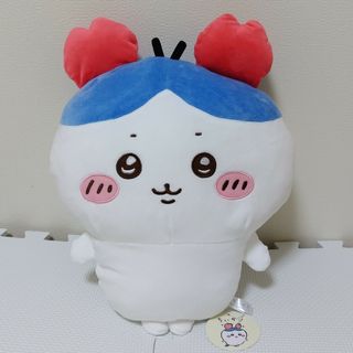 チイカワ(ちいかわ)の【新品】ちいかわ　カニカチューシャ　BIGぬいぐるみ　 (ハチワレ)(キャラクターグッズ)