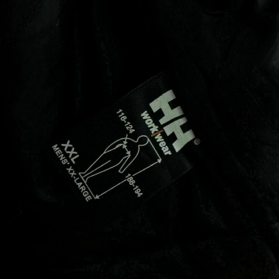 HELLY HANSEN(ヘリーハンセン)の【希少】ヘリーハンセン 中綿 ワークジャケット 2XL 黒 刺繍ロゴ 入手困難 メンズのジャケット/アウター(ブルゾン)の商品写真