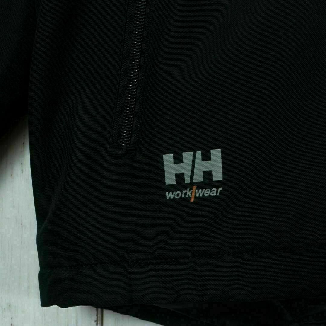 HELLY HANSEN(ヘリーハンセン)の【希少】ヘリーハンセン 中綿 ワークジャケット 2XL 黒 刺繍ロゴ 入手困難 メンズのジャケット/アウター(ブルゾン)の商品写真