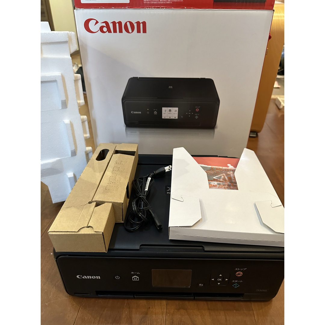 Canon(キヤノン)の【ジャンク品】キャノン インクジェット複合機 PIXUS TS5030S スマホ/家電/カメラのPC/タブレット(PC周辺機器)の商品写真