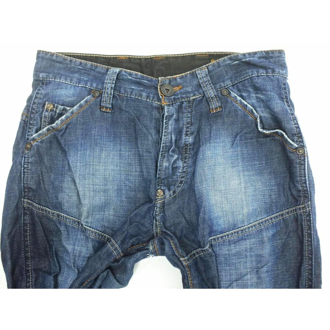 G-STAR RAW(ジースター)のジースターロゥ 96 ELWOOD 5620 ボタンフライ クロップド デニムパンツ sizeM/青 ■◇ メンズ メンズのパンツ(デニム/ジーンズ)の商品写真