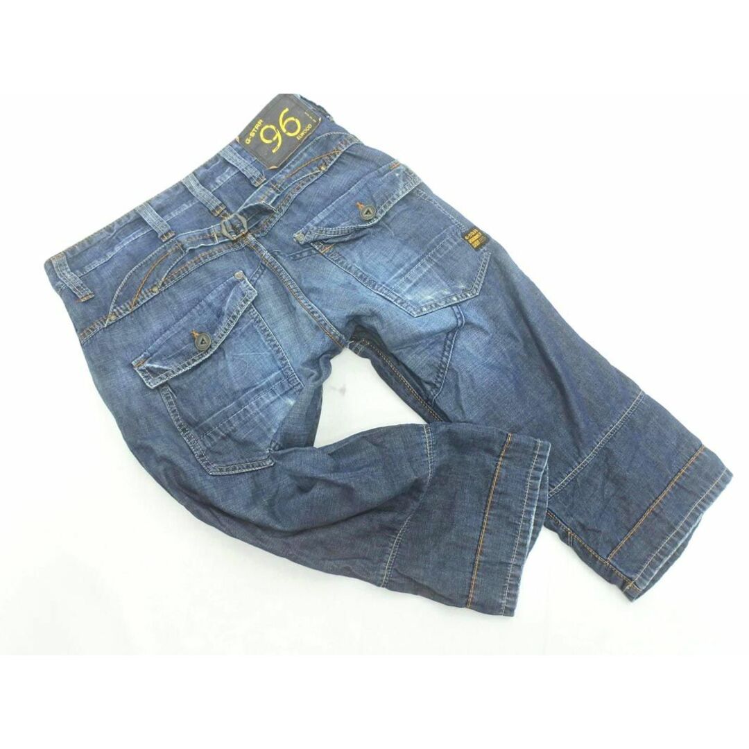 G-STAR RAW(ジースター)のジースターロゥ 96 ELWOOD 5620 ボタンフライ クロップド デニムパンツ sizeM/青 ■◇ メンズ メンズのパンツ(デニム/ジーンズ)の商品写真