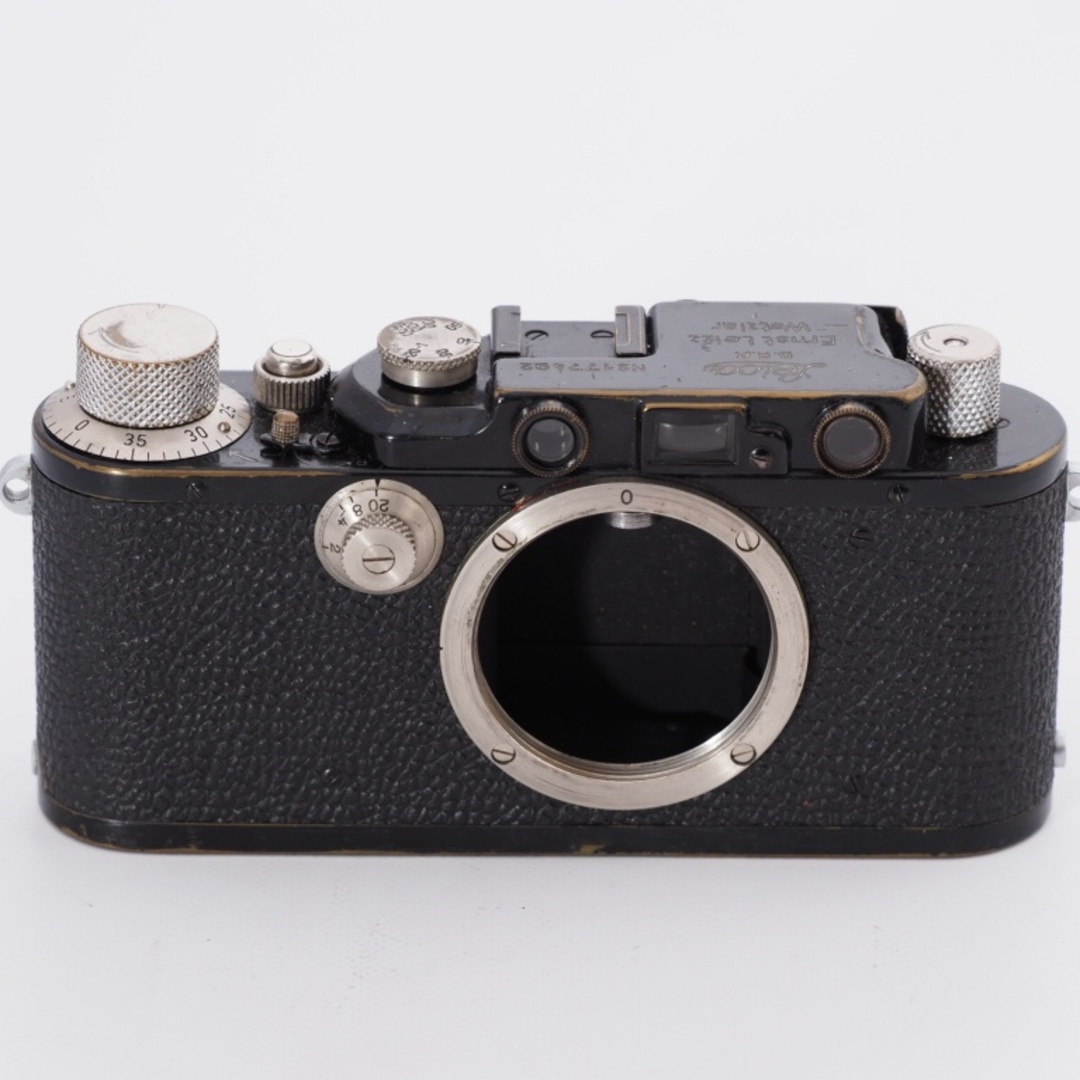 LEICA(ライカ)のLeica ライカ DIII ブラック DRP Ernst Leitz Wetziar ボディ フィルムカメラ レンジファインダー D3 #9499 スマホ/家電/カメラのカメラ(フィルムカメラ)の商品写真