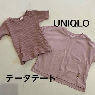 女の子 Tシャツ トップス 半袖 ユニクロ　バースデイ(Tシャツ/カットソー)