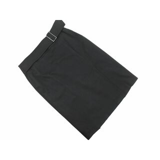 ICB - iCB アイシービー シルク混 タイト スカート size11/黒 ■■ レディース