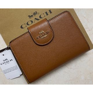 コーチ(COACH)の[新品未使用]✨COACH二つ折り財布✨ミニ財布(財布)