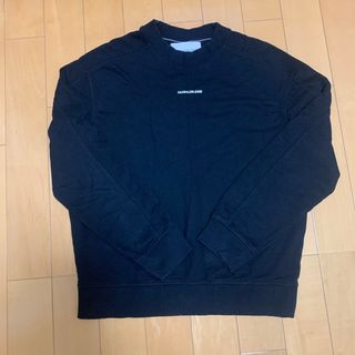 カルバンクライン(Calvin Klein)の【美品】Calvin Klein シンプルロゴトレーナー(スウェット)