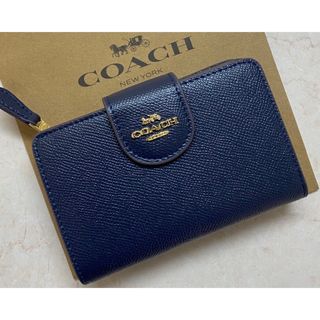 コーチ(COACH)の[新品未使用]✨COACH二つ折り財布✨ミニ財布(財布)