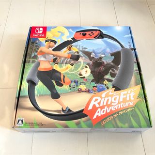 ニンテンドースイッチ(Nintendo Switch)の美品 リングフィットアドベンチャーフルセット(家庭用ゲームソフト)