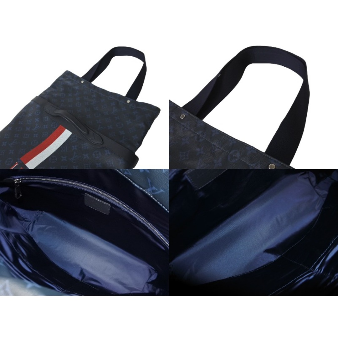 LOUIS VUITTON(ルイヴィトン)の極美品 LOUIS VUITTON ルイヴィトン モノグラム コバルト ウルトラライト トートバッグ M41701 ネービー シルバー金具 中古 62315 メンズのバッグ(トートバッグ)の商品写真