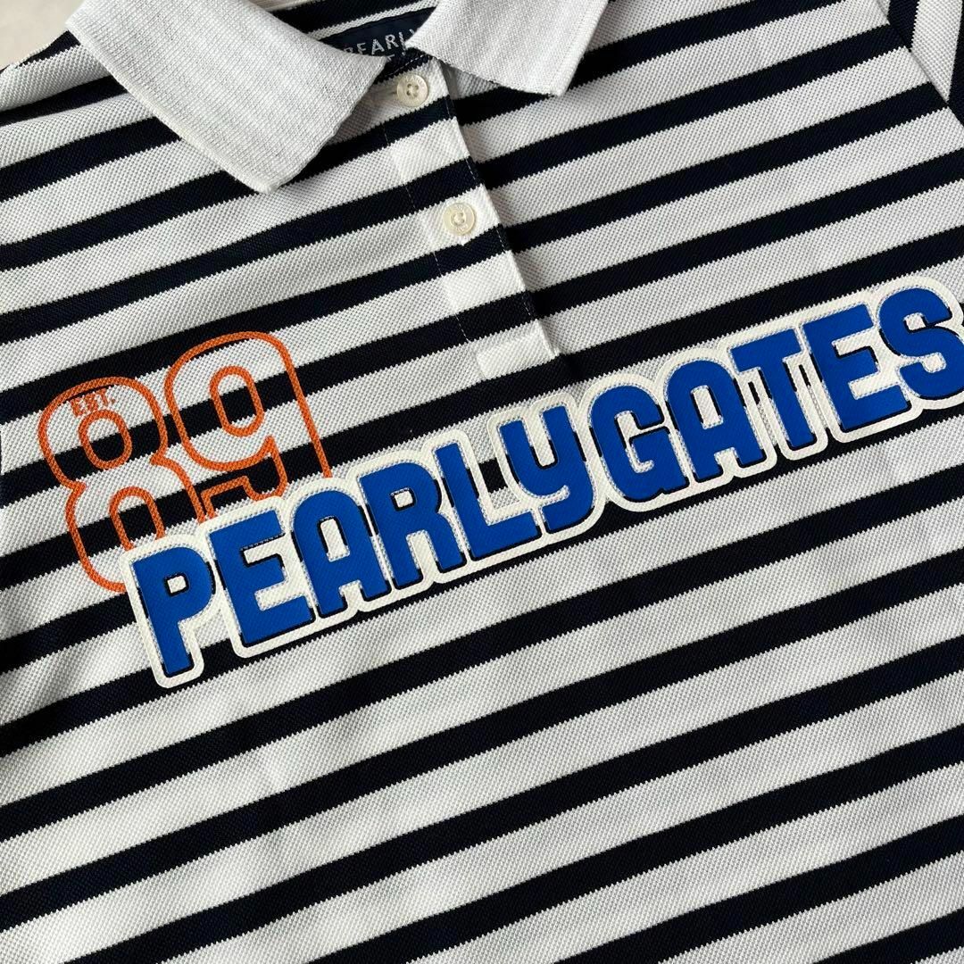 PEARLY GATES(パーリーゲイツ)のパーリーゲイツ　ゴルフウェア　ポロシャツ　エイトロック カノコ インレイ  0 スポーツ/アウトドアのゴルフ(ウエア)の商品写真