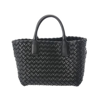 ボッテガヴェネタ(Bottega Veneta)のボッテガヴェネタ イントレチャート ミニカバ 2WAY ハンドバッグ 黒(ハンドバッグ)