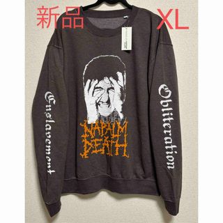 新品／正規品　Napalm Death スウェット　XLサイズ　ナパームデス(スウェット)