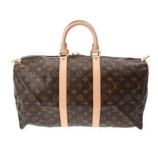 ルイヴィトン(LOUIS VUITTON)のルイヴィトン モノグラム キーポル 45 ボストンバッグ ブラウン(ボストンバッグ)