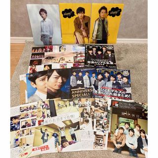 アラシ(嵐)の嵐　クリアファイル&切り抜きセット(アイドルグッズ)