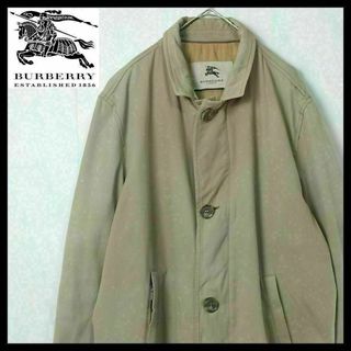 バーバリー(BURBERRY)の【希少】バーバリー ステンカラーコート ライナーコート 厚手 ベージュ 入手困難(ステンカラーコート)