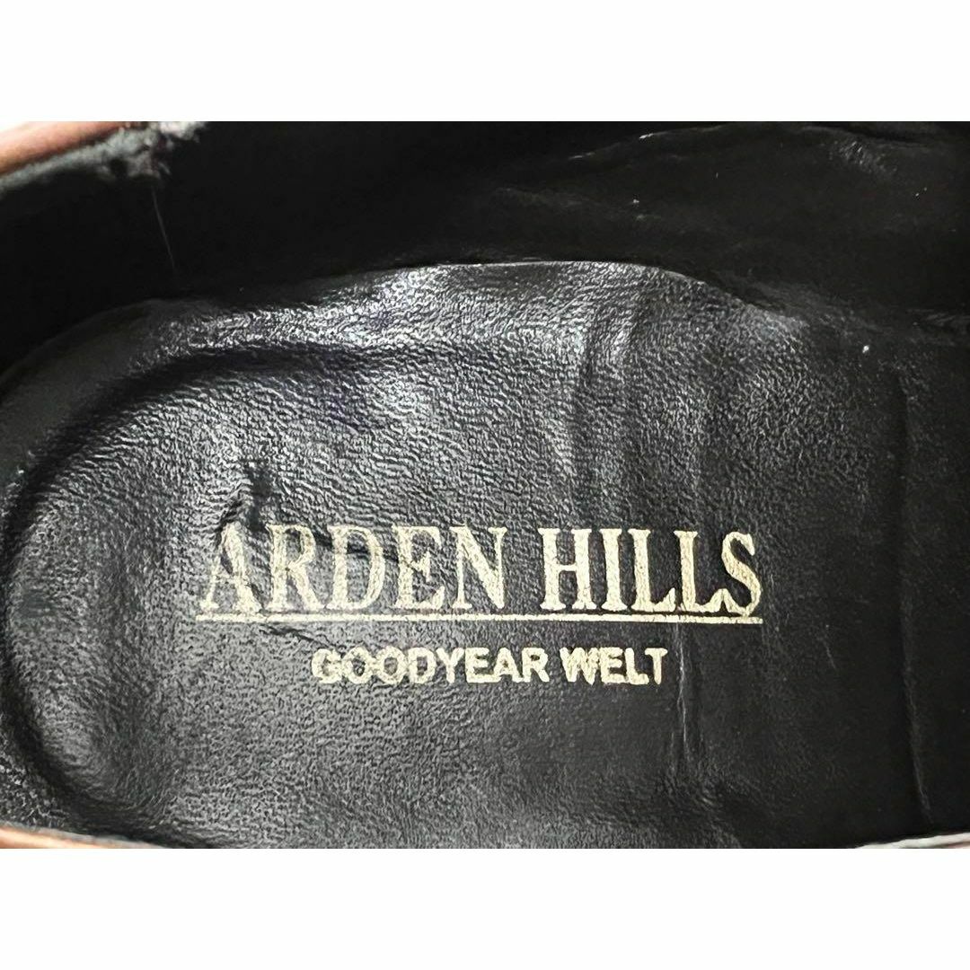 良品 ARDEN HILLS 7  レザーストレートチップシューズ 定価2.6万 メンズの靴/シューズ(ドレス/ビジネス)の商品写真