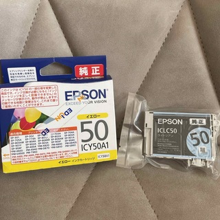 エプソン(EPSON)のEPSON インク　純正 イエローICY50A1 ライトシアンICL50(その他)