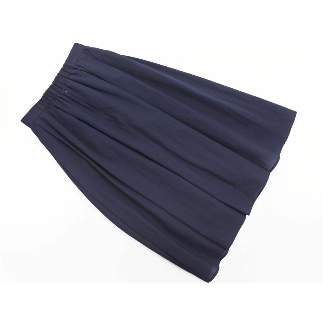 Couture Brooch(クチュールブローチ)のCouture brooch クチュールブローチ フレア スカート size38/紺 ■■ レディース レディースのスカート(ロングスカート)の商品写真